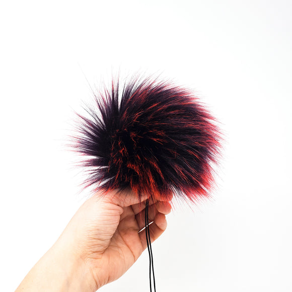 Roxy Faux Fur Pom Poms