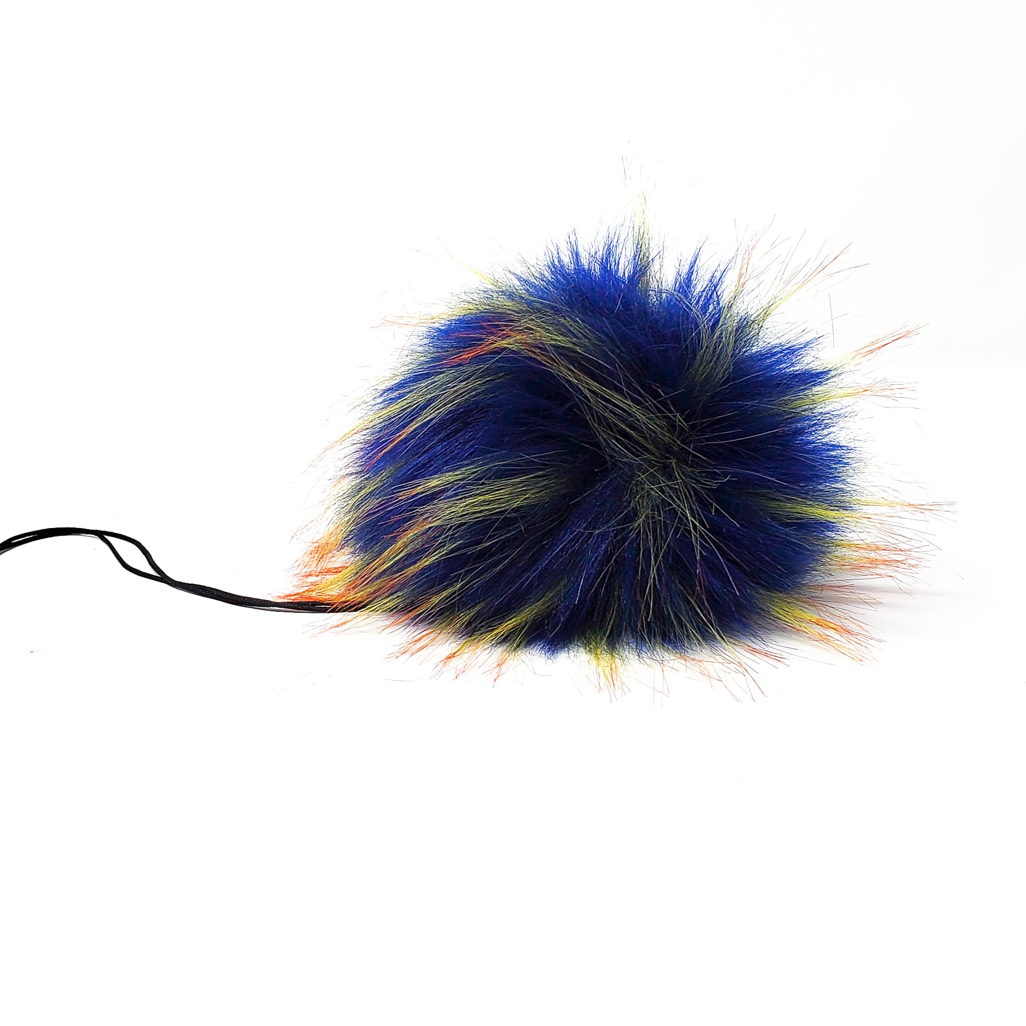 Royal Blue - Faux Fur Pom Poms