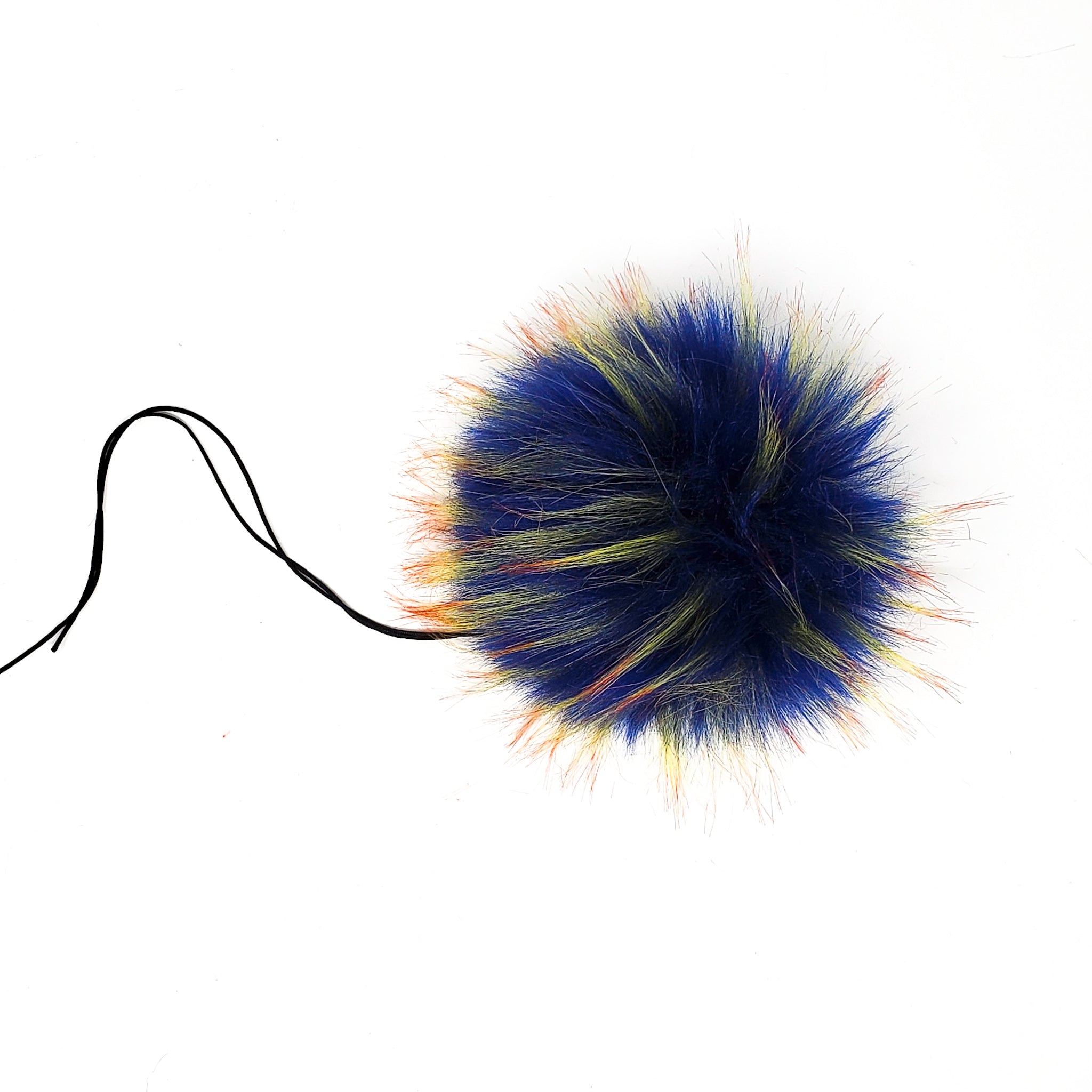 Royal Blue - Faux Fur Pom Poms