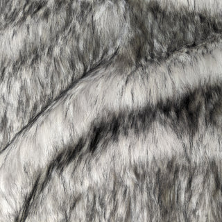 Silver 2.0 Fake Fur Faux Fur Fabric by the Metre / Yard