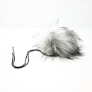 Silver 2.0 Faux Fur Pom Poms-2
