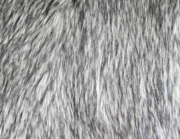 Silver Fake Fur Faux Fur Fabric by the Metre / Yard (ARCHIVED)