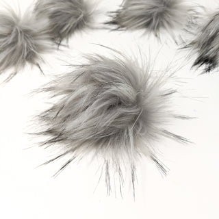 White fox imitation faux fur fabric by the meter 