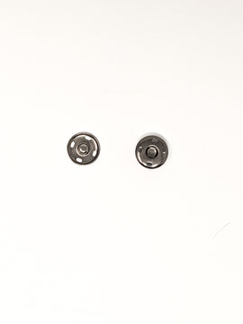 Metal Snaps (10 Pack) -- Black Gunmetal - 0