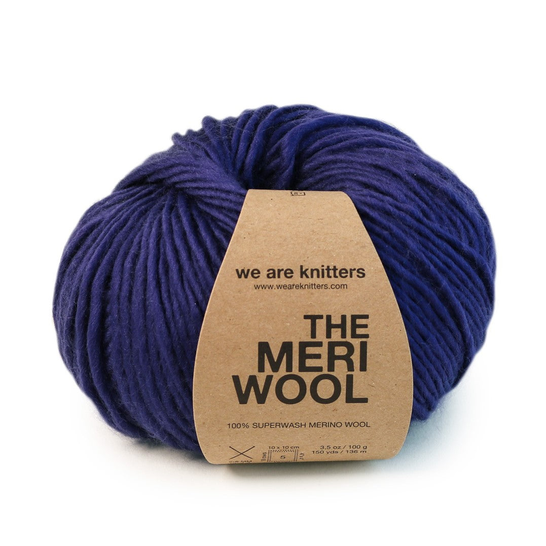 We Are Knitters | The Meriwool | Navy Blue