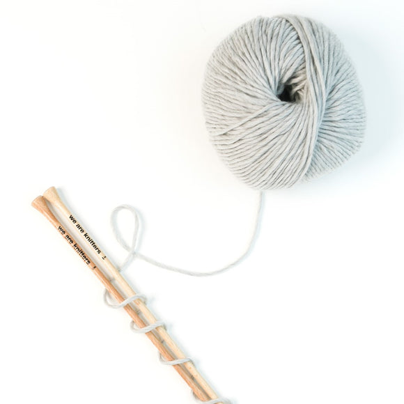 We Are Knitters | The Meriwool | Spotted Grey