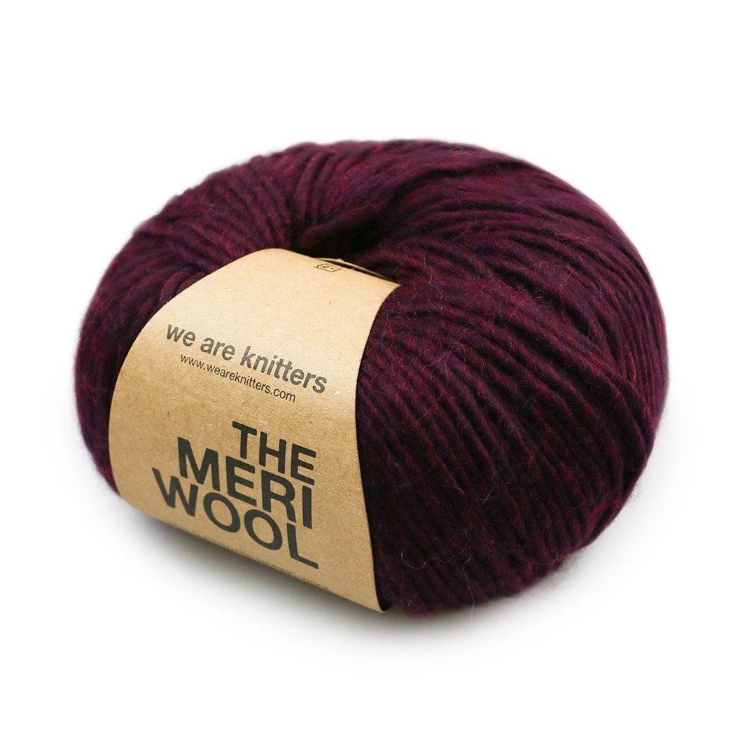 We Are Knitters | The Meriwool | Spotted Bordeaux - 0