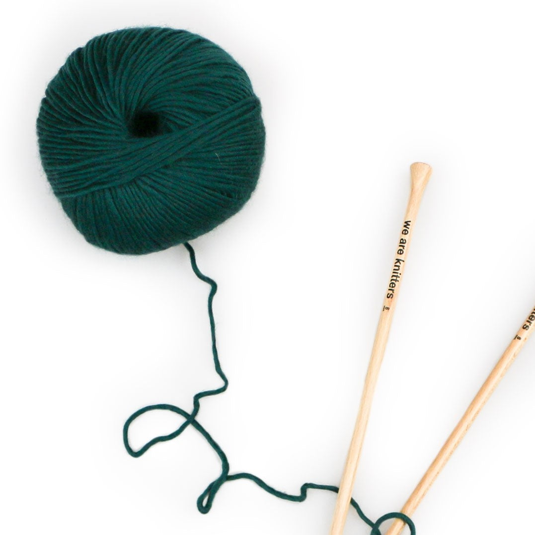 We Are Knitters | The Meriwool | Forest Green