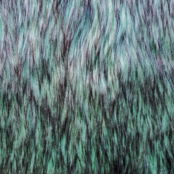 Spearmint Fake Fur Faux Fur Fabric by the Metre / Yard