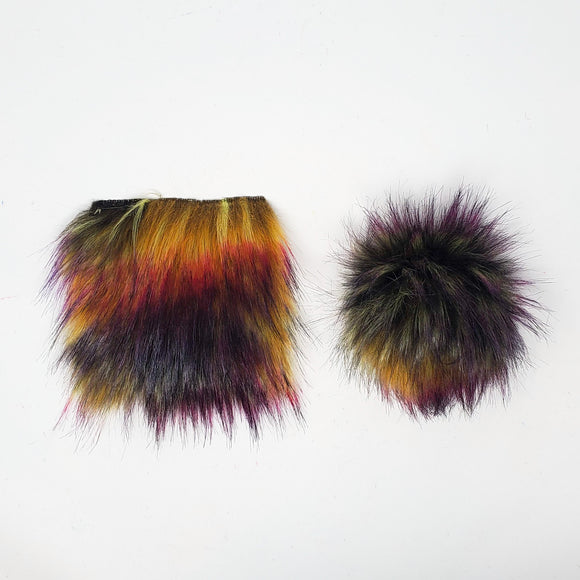 Spice - Faux Fur Pre-Cut DIY Squares