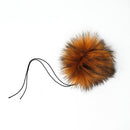 Toffee Brown Faux Fur Pom Poms-4
