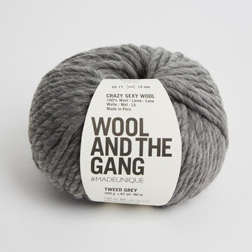 Wool and the Gang | Crazy Sexy Wool | Tweed Grey