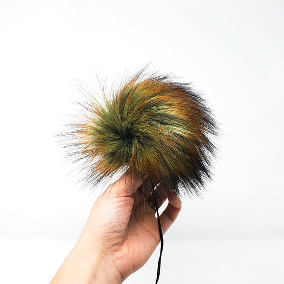 Umber - Faux Fur Pom Poms
