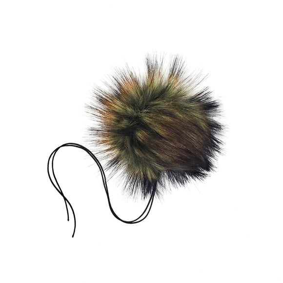Umber - Faux Fur Pom Poms