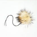 Vanilla Faux Fur Pom Poms (OLD LOT)-4