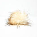 Vanilla Faux Fur Pom Poms-1