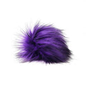 Violet Purple Faux Fur Pom Poms