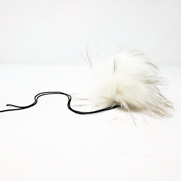 White Faux Fur Pom Poms (ARCHIVED)
