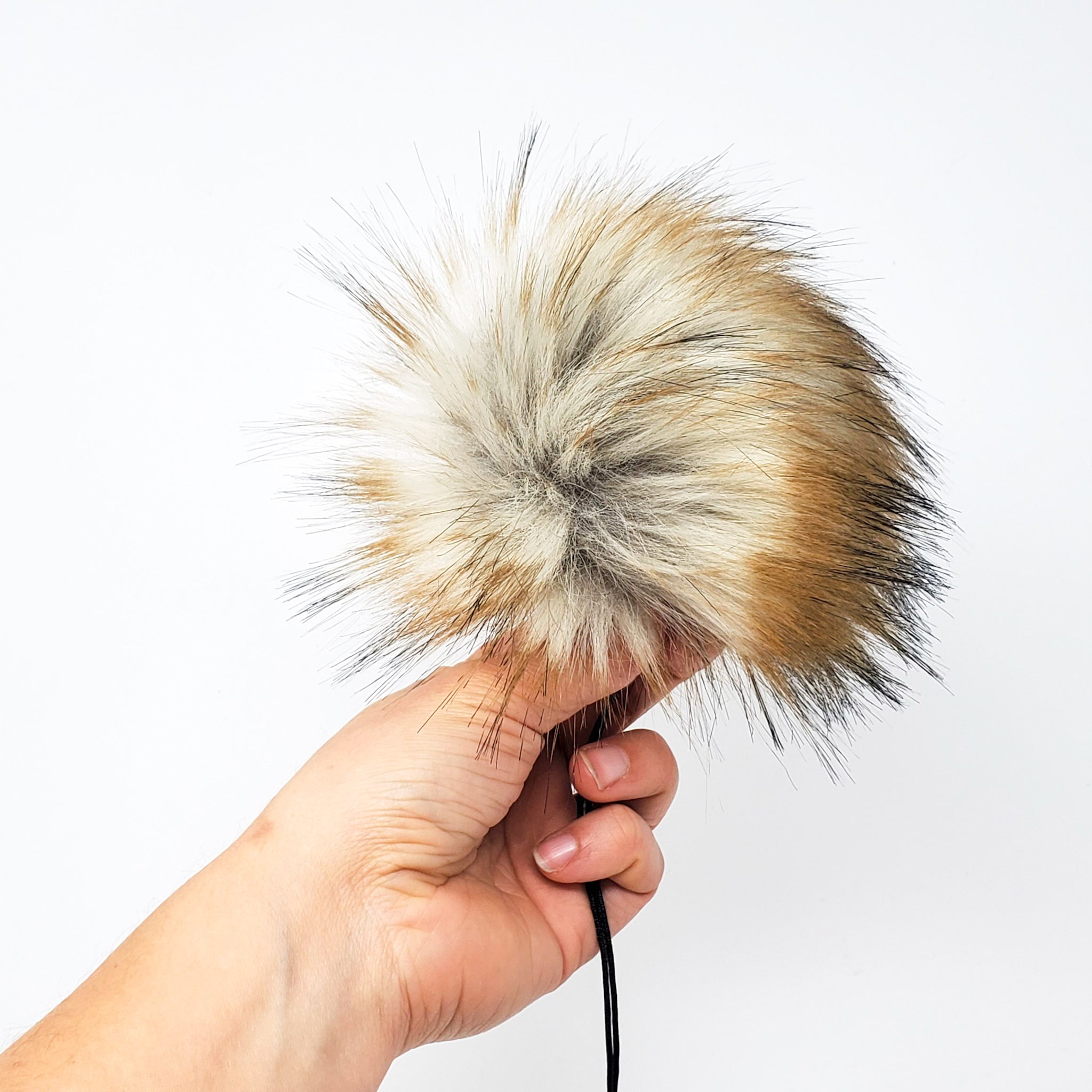 White Oak - Faux Fur Pom Poms