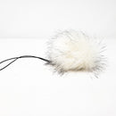 White Wolf Faux Fur Pom Poms-4