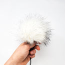 White Wolf Faux Fur Pom Poms-3