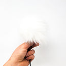 Whiteout Faux Fur Pom Poms-3